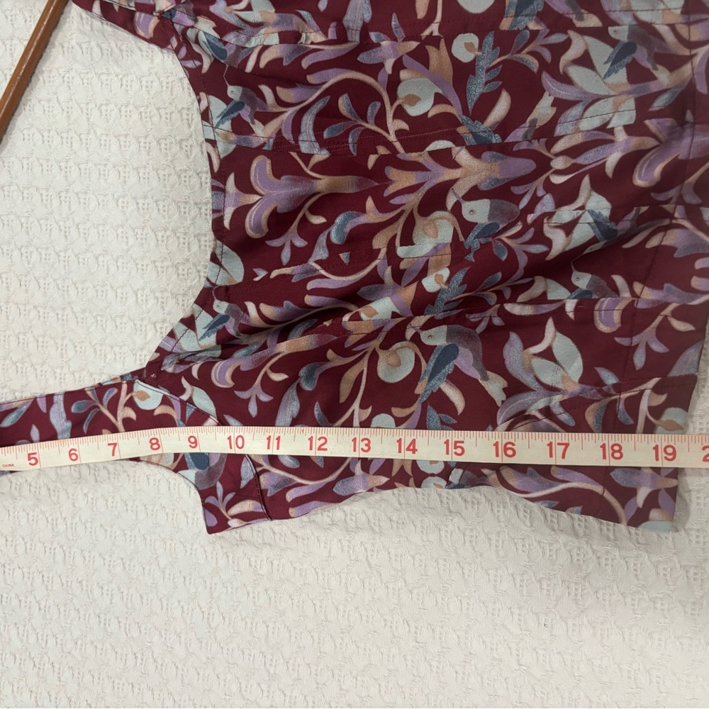 Free People Grace Corset Top in Cabernet Combo size XS - Picture 9 of 13